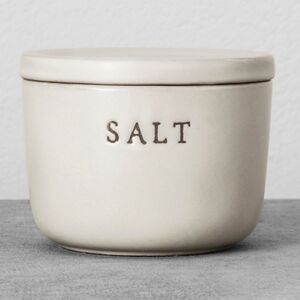 Hearth & Hand Salt Stoneware Container